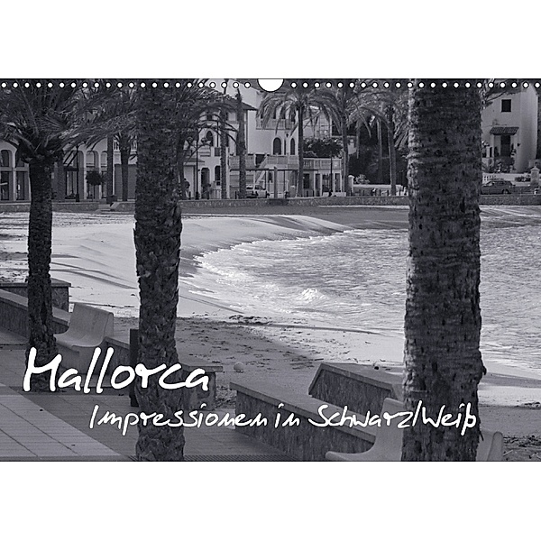 Mallorca in Schwarz/Weiß (Wandkalender 2018 DIN A3 quer), Ralf-Udo Thiele
