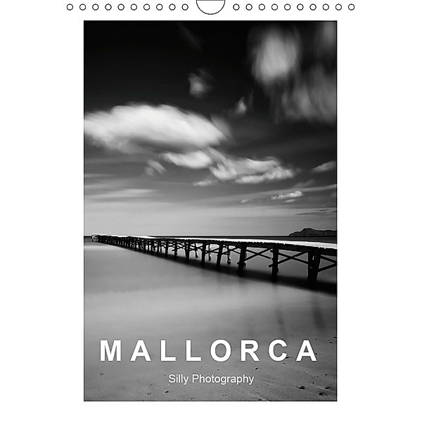 Mallorca in schwarz - weiss (Wandkalender 2019 DIN A4 hoch), Silly Photography