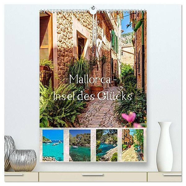 Mallorca - Insel des Glücks (hochwertiger Premium Wandkalender 2024 DIN A2 hoch), Kunstdruck in Hochglanz, Jürgen Seibertz