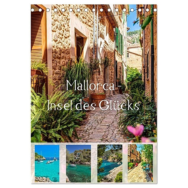 Mallorca - Insel des Glücks (Tischkalender 2024 DIN A5 hoch), CALVENDO Monatskalender, Jürgen Seibertz