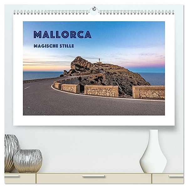 Mallorca - Magische Stille (hochwertiger Premium Wandkalender 2025 DIN A2 quer), Kunstdruck in Hochglanz, Calvendo, Astrid Purkert
