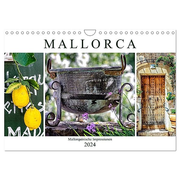 Mallorca - Mallorquinische Impressionen (Wandkalender 2024 DIN A4 quer), CALVENDO Monatskalender, Dieter Meyer