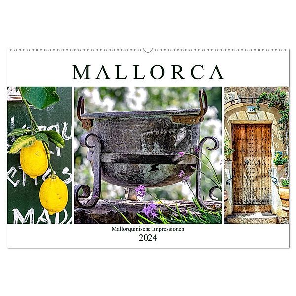 Mallorca - Mallorquinische Impressionen (Wandkalender 2024 DIN A2 quer), CALVENDO Monatskalender, Dieter Meyer