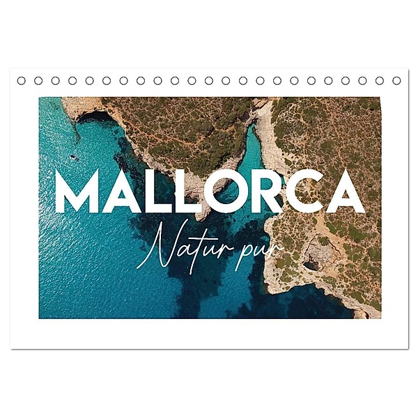 Mallorca - Natur pur (Tischkalender 2024 DIN A5 quer), CALVENDO Monatskalender, Al Aire Films