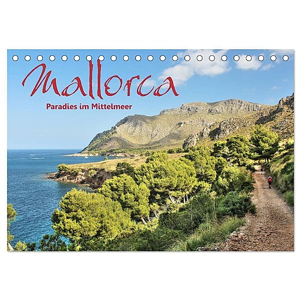 Mallorca - Paradies im Mittelmeer (Tischkalender 2025 DIN A5 quer), CALVENDO Monatskalender, Calvendo, Dirk Stamm