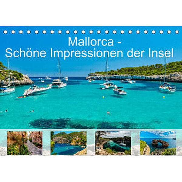 Mallorca - Schöne Impressionen der Insel (Tischkalender 2022 DIN A5 quer), Jürgen Seibertz