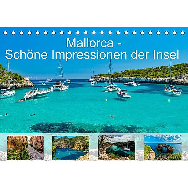 Mallorca - Schöne Impressionen der Insel (Tischkalender 2023 DIN A5 quer), Jürgen Seibertz