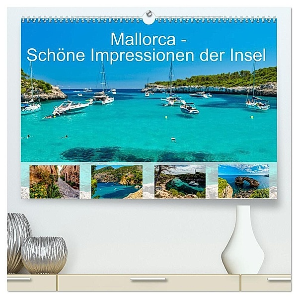 Mallorca - Schöne Impressionen der Insel (hochwertiger Premium Wandkalender 2024 DIN A2 quer), Kunstdruck in Hochglanz, Jürgen Seibertz