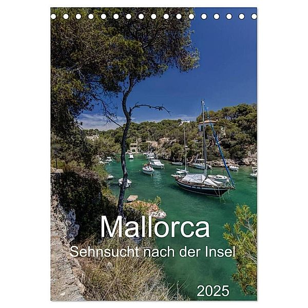 Mallorca - Sehnsucht nach der Insel (Tischkalender 2025 DIN A5 hoch), CALVENDO Monatskalender, Calvendo, Jürgen Seibertz