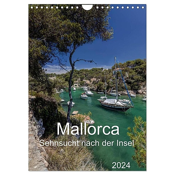 Mallorca - Sehnsucht nach der Insel (Wandkalender 2024 DIN A4 hoch), CALVENDO Monatskalender, Jürgen Seibertz
