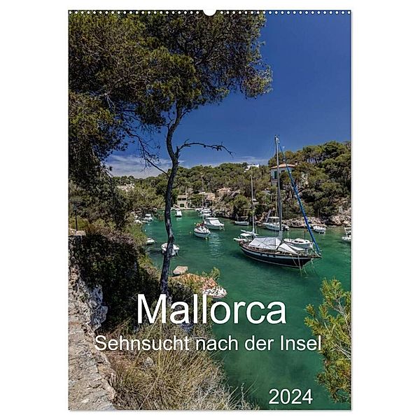 Mallorca - Sehnsucht nach der Insel (Wandkalender 2024 DIN A2 hoch), CALVENDO Monatskalender, Jürgen Seibertz