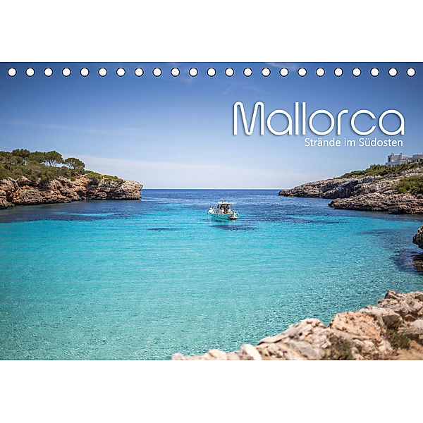 Mallorca - Strände im Südosten (Tischkalender 2019 DIN A5 quer), Gert Pöder
