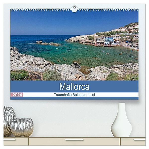 Mallorca - Traumhafte Balearen Insel (hochwertiger Premium Wandkalender 2024 DIN A2 quer), Kunstdruck in Hochglanz, Andrea Potratz