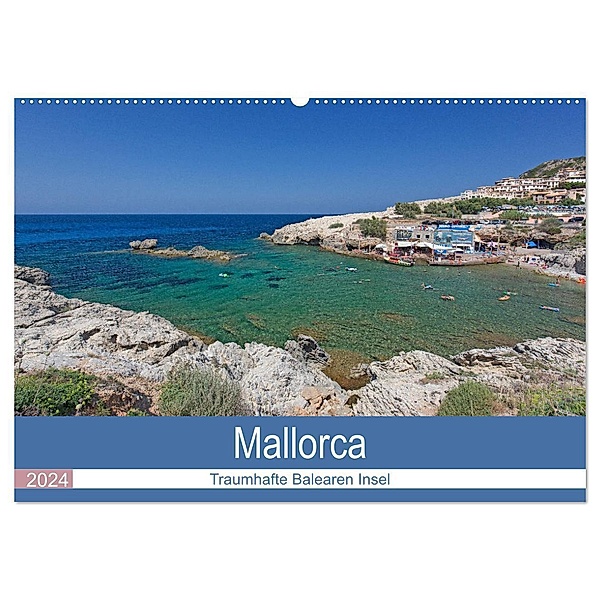 Mallorca - Traumhafte Balearen Insel (Wandkalender 2024 DIN A2 quer), CALVENDO Monatskalender, Andrea Potratz