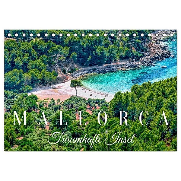 Mallorca Traumhafte Insel (Tischkalender 2025 DIN A5 quer), CALVENDO Monatskalender, Calvendo, Dieter Meyer