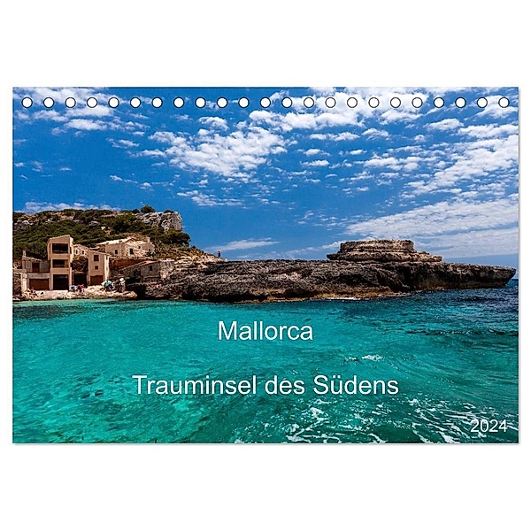 Mallorca - Trauminsel des Südens (Tischkalender 2024 DIN A5 quer), CALVENDO Monatskalender, Jürgen Seibertz