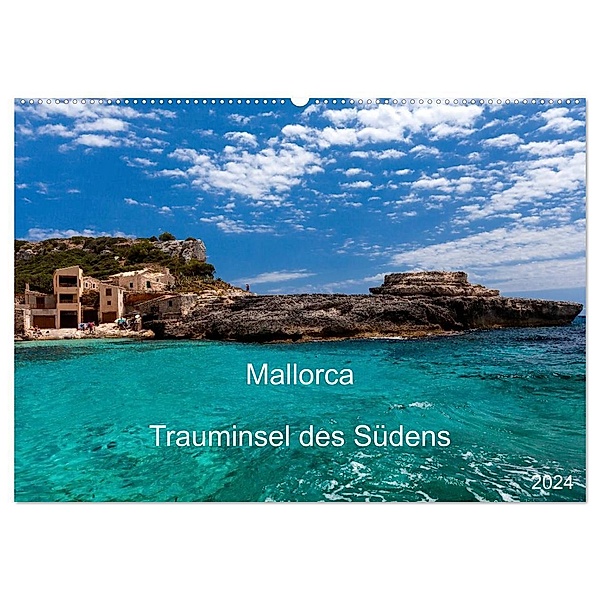 Mallorca - Trauminsel des Südens (Wandkalender 2024 DIN A2 quer), CALVENDO Monatskalender, Jürgen Seibertz