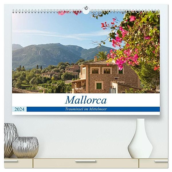 Mallorca - Trauminsel im Mittelmeer (hochwertiger Premium Wandkalender 2024 DIN A2 quer), Kunstdruck in Hochglanz, Kerstin Waurick