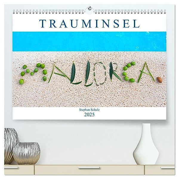 Mallorca Trauminsel im Mittelmeer (hochwertiger Premium Wandkalender 2025 DIN A2 quer), Kunstdruck in Hochglanz, Calvendo, Stephan Schulz
