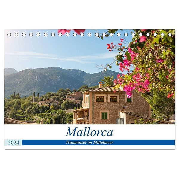 Mallorca - Trauminsel im Mittelmeer (Tischkalender 2024 DIN A5 quer), CALVENDO Monatskalender, Kerstin Waurick