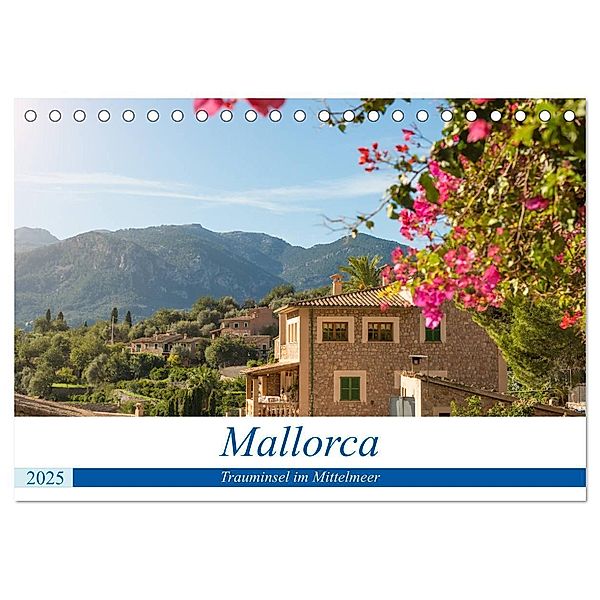 Mallorca - Trauminsel im Mittelmeer (Tischkalender 2025 DIN A5 quer), CALVENDO Monatskalender, Calvendo, Kerstin Waurick