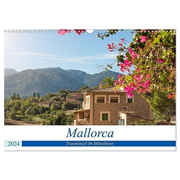 Mallorca - Trauminsel im Mittelmeer (Wandkalender 2024 DIN A3 quer), CALVENDO Monatskalender, Kerstin Waurick