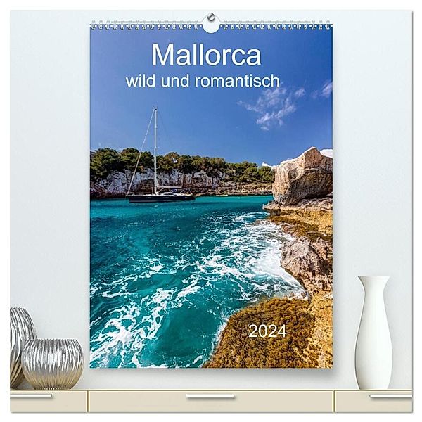 Mallorca - wild und romantisch (hochwertiger Premium Wandkalender 2024 DIN A2 hoch), Kunstdruck in Hochglanz, Jürgen Seibertz