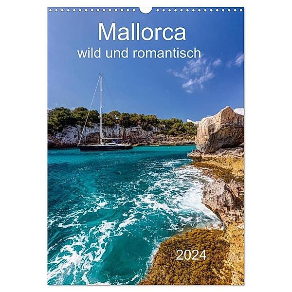 Mallorca - wild und romantisch (Wandkalender 2024 DIN A3 hoch), CALVENDO Monatskalender, Jürgen Seibertz