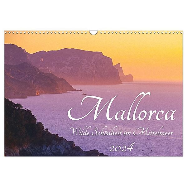 Mallorca - Wilde Schönheit im Mittelmeer (Wandkalender 2024 DIN A3 quer), CALVENDO Monatskalender, Carola Vahldiek