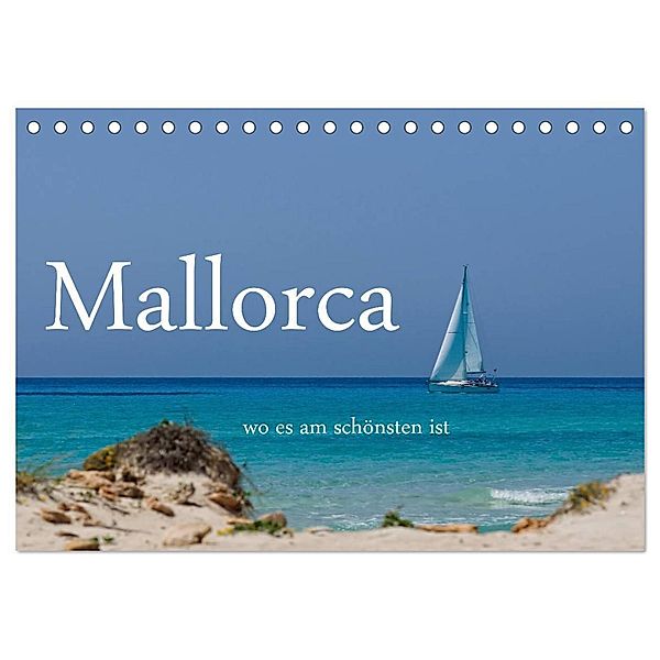 Mallorca wo es am schönsten ist (Tischkalender 2024 DIN A5 quer), CALVENDO Monatskalender, Brigitte Stehle