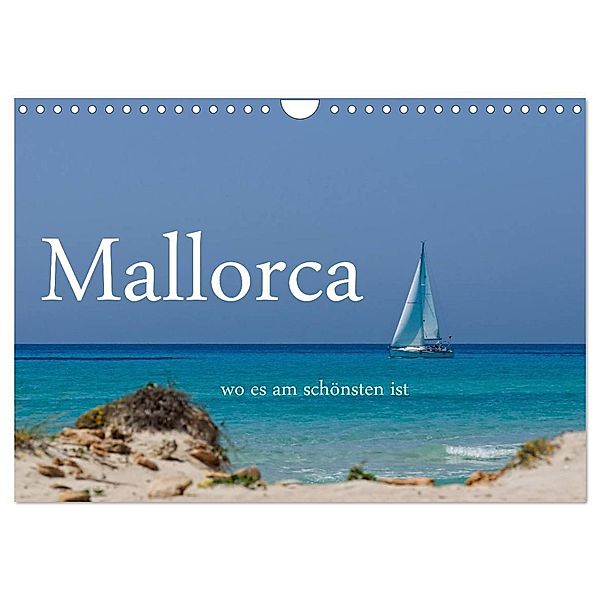 Mallorca wo es am schönsten ist (Wandkalender 2024 DIN A4 quer), CALVENDO Monatskalender, Brigitte Stehle