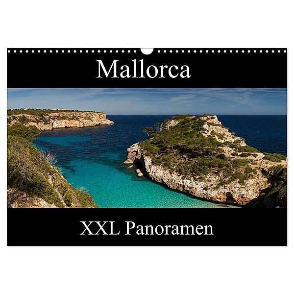 Mallorca - XXL Panoramen (Wandkalender 2024 DIN A3 quer), CALVENDO Monatskalender, Juergen Schonnop