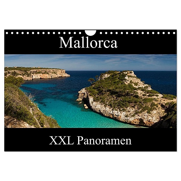 Mallorca - XXL Panoramen (Wandkalender 2024 DIN A4 quer), CALVENDO Monatskalender, Juergen Schonnop