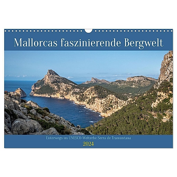 Mallorcas faszinierende Bergwelt (Wandkalender 2024 DIN A3 quer), CALVENDO Monatskalender, Frank Brehm