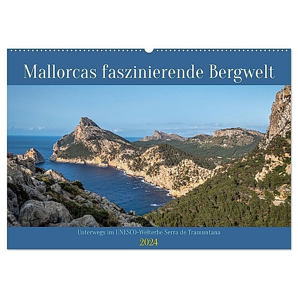 Mallorcas faszinierende Bergwelt (Wandkalender 2024 DIN A2 quer), CALVENDO Monatskalender, Frank Brehm