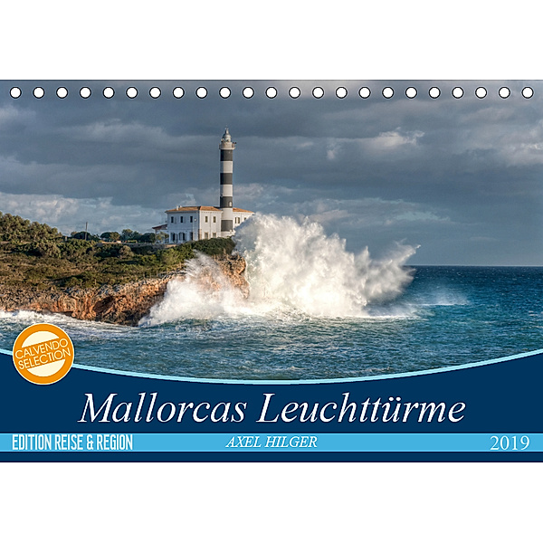 Mallorcas Leuchttürme (Tischkalender 2019 DIN A5 quer), Axel Hilger