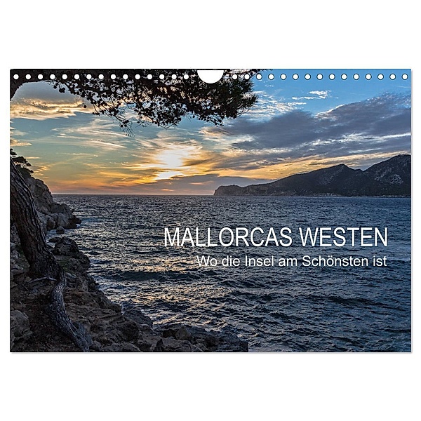 Mallorcas Westen (Wandkalender 2024 DIN A4 quer), CALVENDO Monatskalender, Birgit Matejka