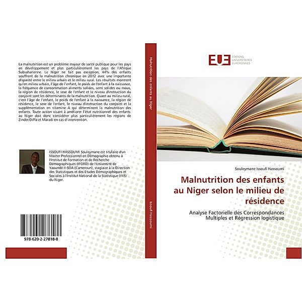 Malnutrition des enfants au Niger selon le milieu de résidence, Souleymane Issoufi Hassoumi