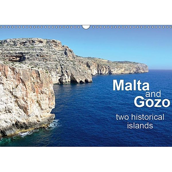 Malta and Gozo two historical islands (Wall Calendar 2019 DIN A3 Landscape), Roman Goldinger