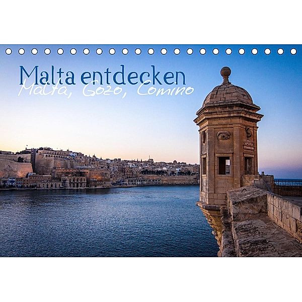 Malta entdecken Malta, Gozo, Comino (Tischkalender 2021 DIN A5 quer), Emel Malms