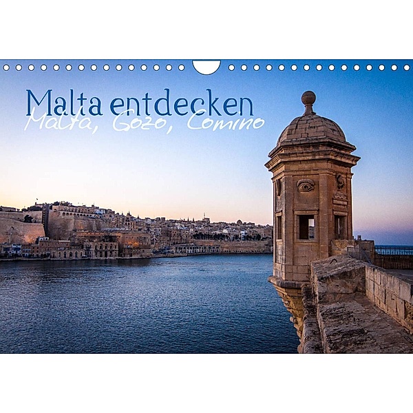 Malta entdecken Malta, Gozo, Comino (Wandkalender 2023 DIN A4 quer), Emel Malms