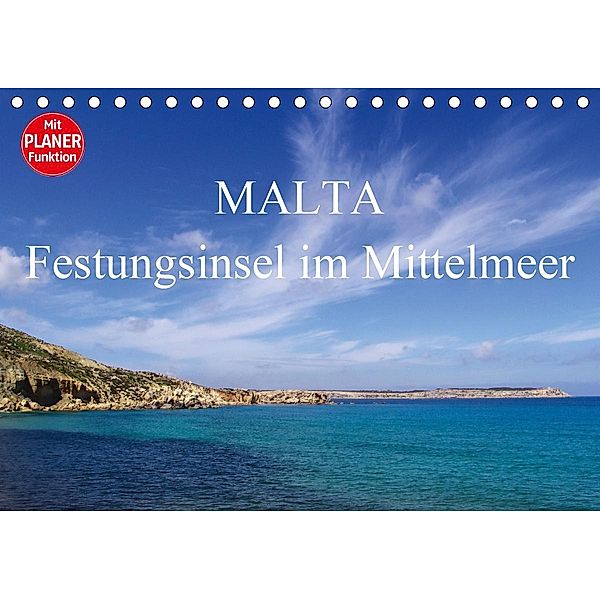 Malta - Festungsinsel im Mittelmeer (Tischkalender 2021 DIN A5 quer), Anette/Thomas Jäger