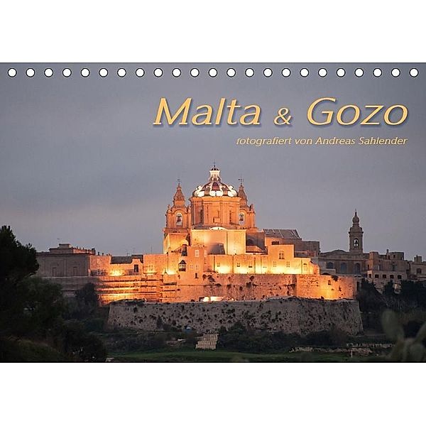 Malta & Gozo (Tischkalender 2017 DIN A5 quer), Andreas Sahlender