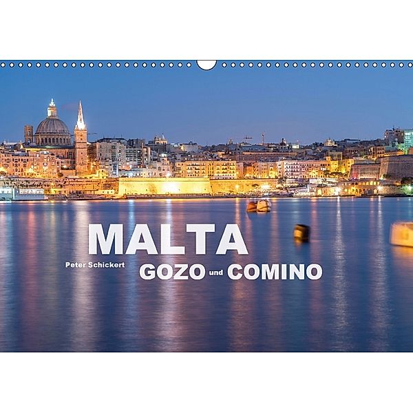 Malta - Gozo und Comino (Wandkalender 2018 DIN A3 quer), Peter Schickert