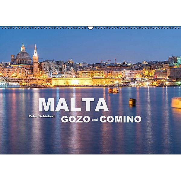 Malta - Gozo und Comino (Wandkalender 2019 DIN A2 quer), Peter Schickert