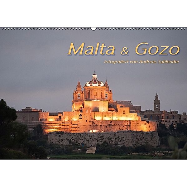 Malta & Gozo (Wandkalender 2018 DIN A2 quer), Andreas Sahlender