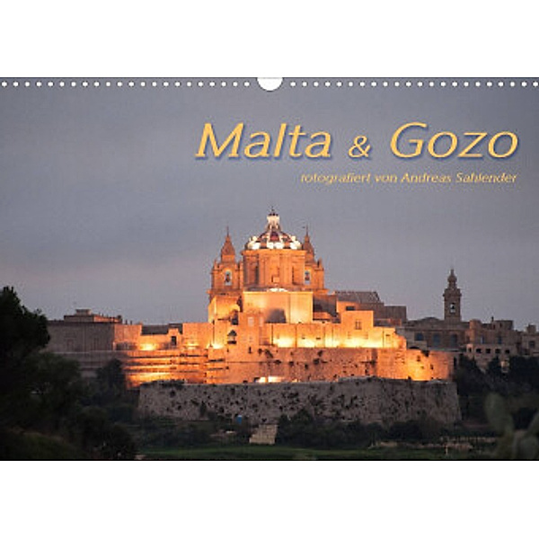 Malta & Gozo (Wandkalender 2022 DIN A3 quer), Andreas Sahlender