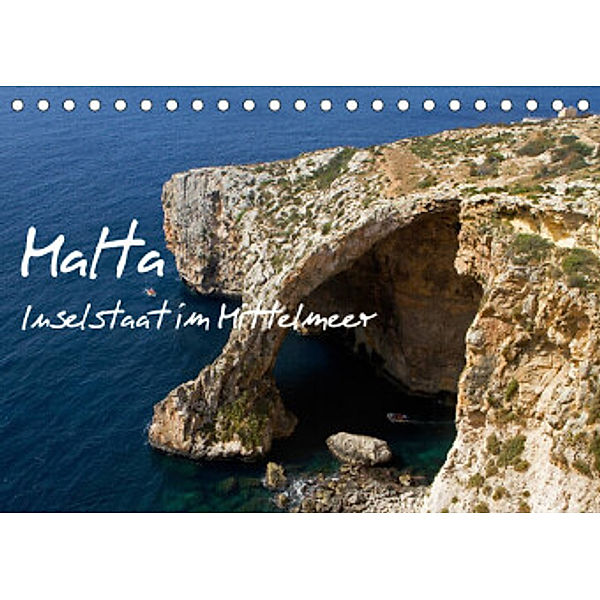 Malta - Inselstaat im Mittelmeer (Tischkalender 2022 DIN A5 quer), Ingo Paszkowsky