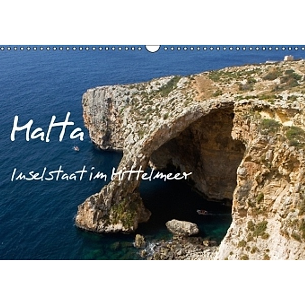 Malta - Inselstaat im Mittelmeer (Wandkalender 2015 DIN A3 quer), Ingo Paszkowsky