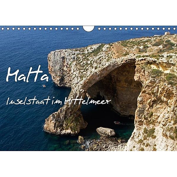 Malta - Inselstaat im Mittelmeer (Wandkalender 2017 DIN A4 quer), Ingo Paszkowsky